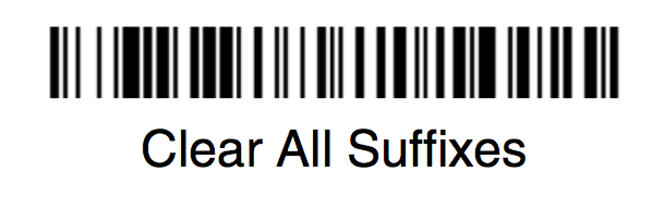 ClearSuffix
